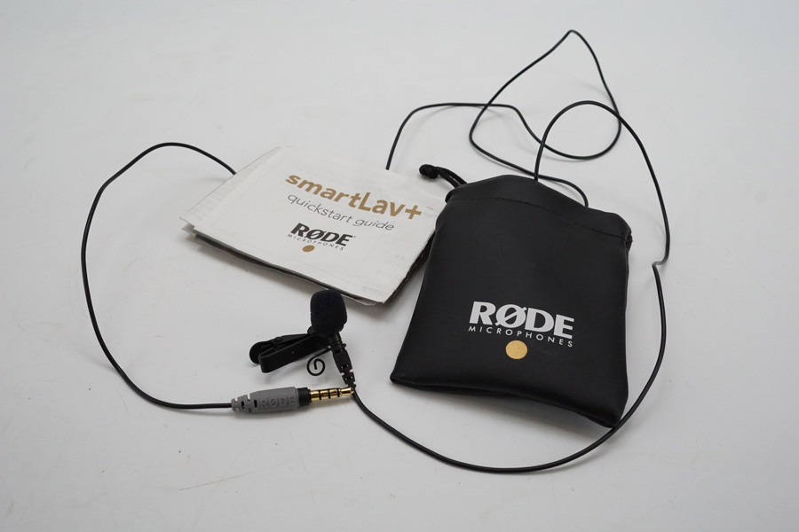 Røde SmartLav+ med förvaringspåse och manual. A239