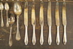 29st Bestick i nysilver tot vikt ca: 1,7kg. A211