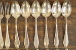 29st Bestick i nysilver tot vikt ca: 1,7kg. A211