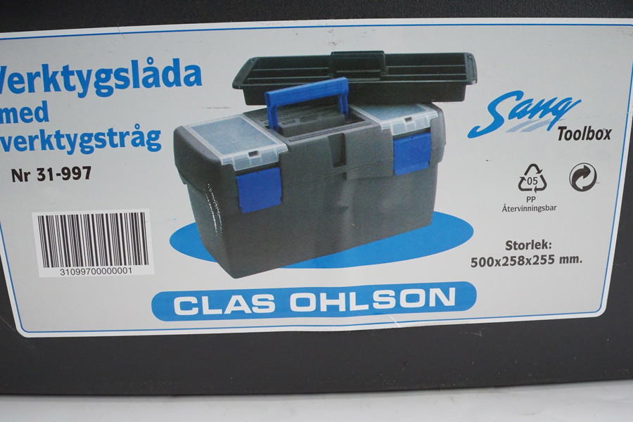 Clas Ohlson verktygslåda. B241