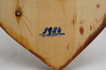 Jakttrofé älghorn 4 taggar 1986. B249