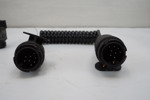 Spiralkabel släpvagn 13(10) polig med 13/7 adapter. D117
