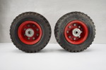 2st Trelleborg T539 140-6 6PR däck på fälg. B350