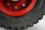 2st Trelleborg T539 140-6 6PR däck på fälg. B350