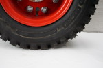 2st Trelleborg T539 140-6 6PR däck på fälg. B350