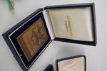 Medaljer silversked klistermärken m.m. A462