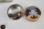 Medaljer silversked klistermärken m.m. A462