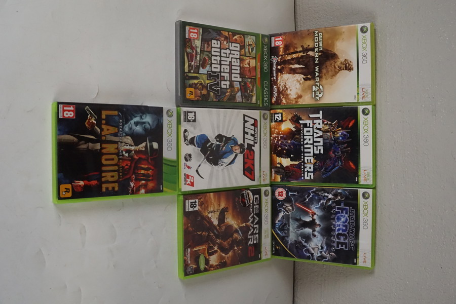 7st Xbox 360 spel Call of Duty m.m. A3