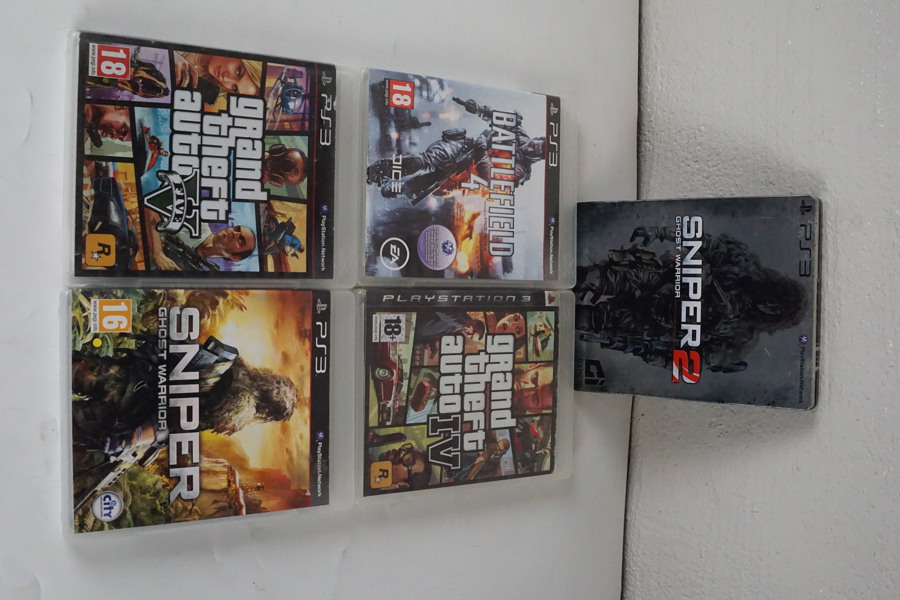 5st Playstation 3 spel Sniper Ghost Warrior m.m. A6