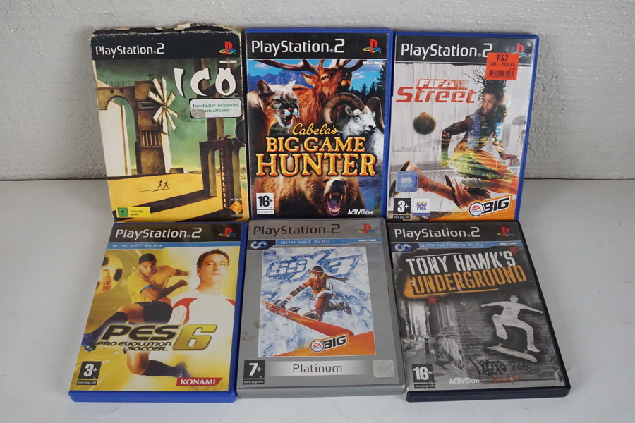 6st Playstation 2 spel Tony Hawk's Underground. A12