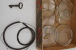 Diverse glas till klockor nyckel till fickur m.m. A58/2/