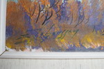 Sune Johansson signerad olja på duk (hav/skärgård) 67,5x37cm. M2