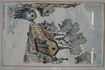 Rolf Eriksson signerad litografi Yttersta Tvärgränd I Stockholm 28x39,5cm. M6
