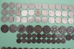 Parti mynt 1 5 10 25 50 öre. A189