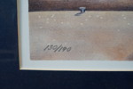 Jan Zielecki signerad färglitografi (New York kvinnoansikte) 59x69cm. M32